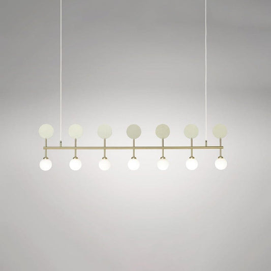 Row Pendant Pendant Light Atelier Areti Brushed Brass 