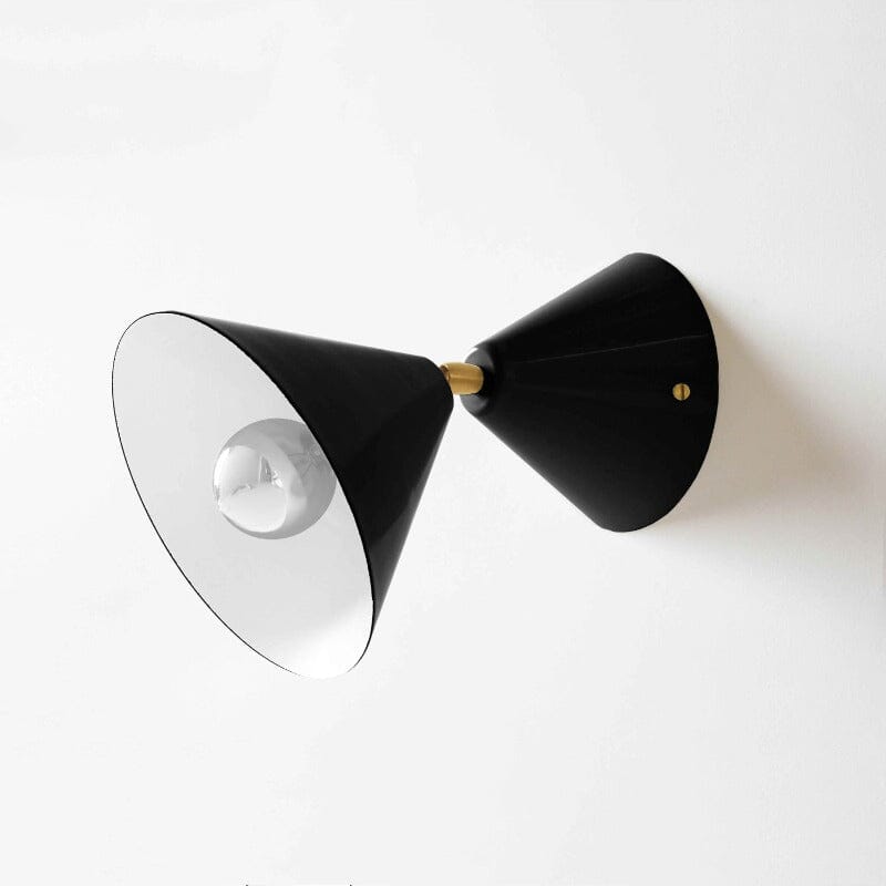 Cone Wall Light Atelier Areti Black White reflector 