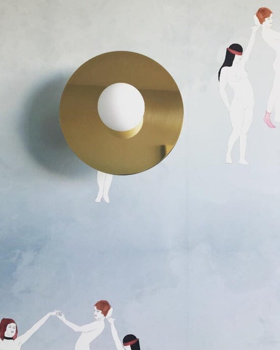 Disc and Sphere Wall Light Wall Light Fixtures Atelier Areti 